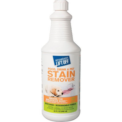 Motsenbocker Advanced  Stain Remover, Pet/Drink/Food, Multi-surface, 32 oz, White