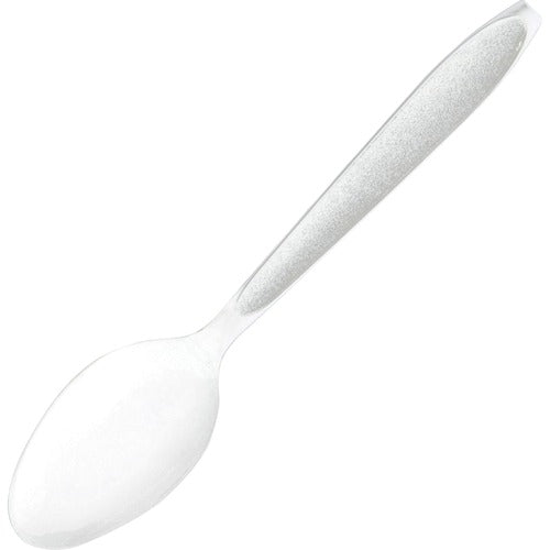 Solo Cup Company  Cutlery, Spoon, 1-1/2"Wx6"Lx1/2"H, 1000/CT, White