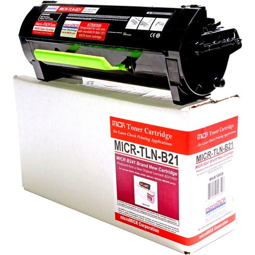 MicroMICR CORP  MICR Toner Cartridge, f/LEX B2442, 6000 Yield, BK