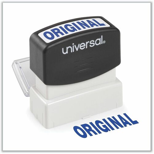 Universal  Message Stamp, ORIGINAL, Pre-Inked One-Color, Blue