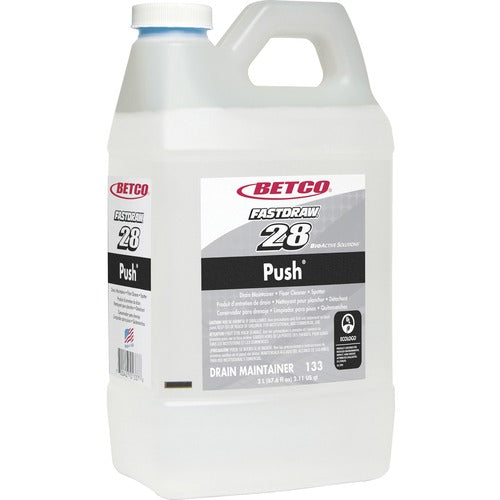 Betco Corporation  Cleaner,f/Floor/Drain/Spots,FastDraw,2 L,Milky White