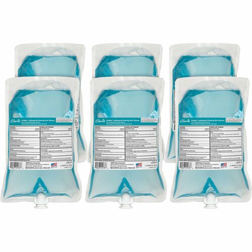 Betco Corporation  Skin Cleanser,Foaming,Antibacterial,1000ml,6/CT,Light Blue