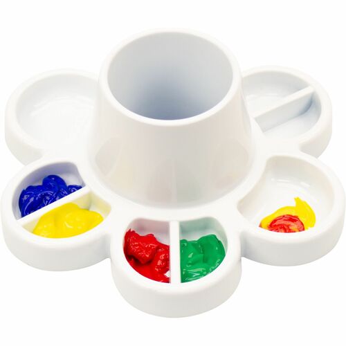 Storex Industries Corporation  Paint Mixing Tray, 8-3/10"Wx8-3/10"Lx6"H, 6/CT, White