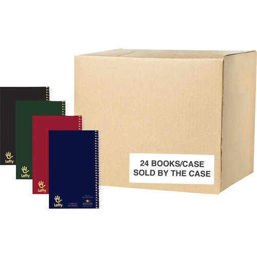Roaring Spring Paper Products  Notebook,f/Lefties,80Sht,College-Rld,5"x8",24/CT,AST