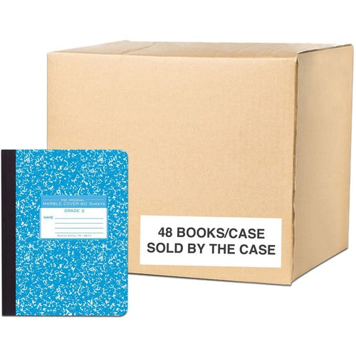 Roaring Spring Paper Products  Comp Book,Grade 2 Ruled,80 Sht,7-3/4"x7-1/2",48/CT,BE