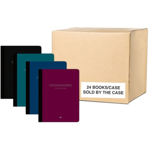 Roaring Spring Paper Products  Comp Book,Poly,Wide-Rld,7-1/2"x9-3/4",24/CT,AST