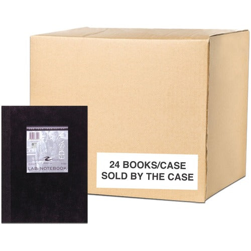 Roaring Spring Paper Products  Lab Notebook,5"x5"Ruled,60 WE Shts,8-12"x11",24/CT,BK