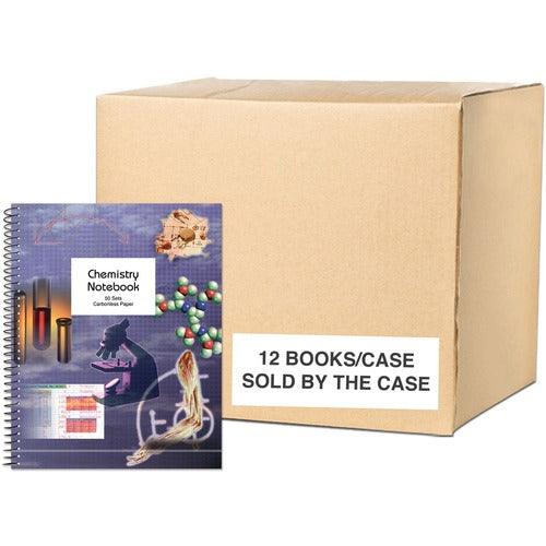 Roaring Spring Paper Products  Book,f/Chem Lab,Carbonless,8-1/2"x11",15lb,100Sht,12/CT,BEWE
