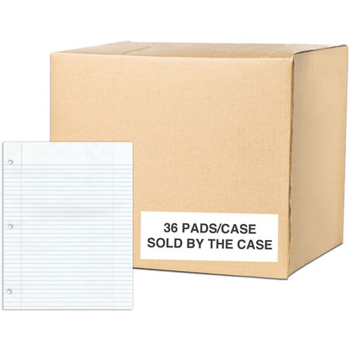 Roaring Spring Paper Products  Writing Pad,College-Rld,50-Sht,15 lb,8-1/2"x11",36/CT,WE