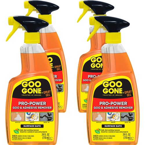Weiman Products  Adhesive Remover, Spray Gel, 24 oz, 4/CT
