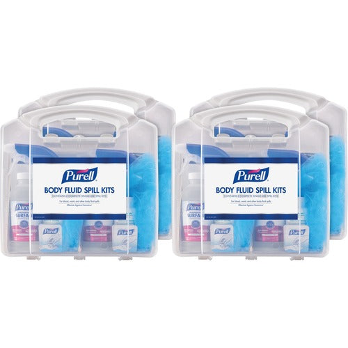 Gojo  Spill Kit,f/Body Fluids,w/User Protection,2 Uses,8/CT-GOJ384108CLMSCT