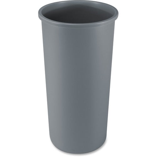 Rubbermaid Commercial Products  Container, Round, 22 Gallon,15-3/4"x30-1/8", 4/CT, Gray
