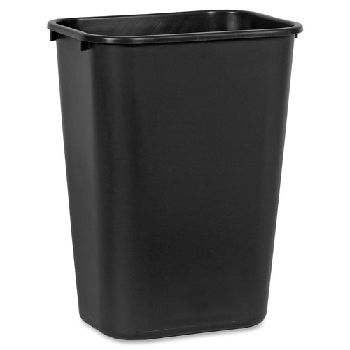 Rubbermaid Commercial Products  Waste Bin, Plastic, 41 Qrt, 15-1/4"x11"x20", 12/CT, Black