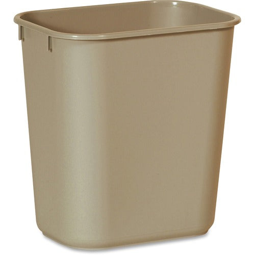 Rubbermaid Commercial Products  Waste Bin,Plastic,13 Qrt,11-3/8"x8-1/4"x12-1/8",12/CT,BG