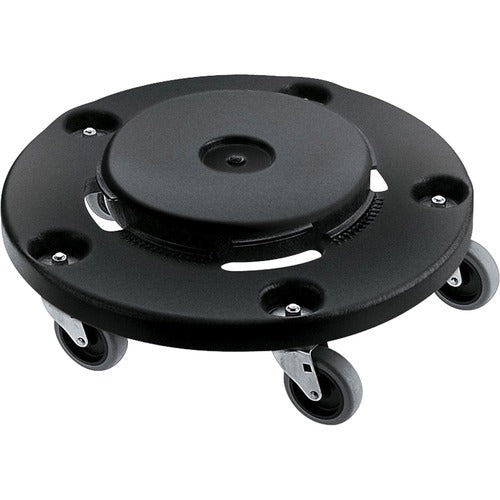 Rubbermaid Commercial Products  Brute Round Dolly, 350 Lb. Load Cap, 2/CT, Black