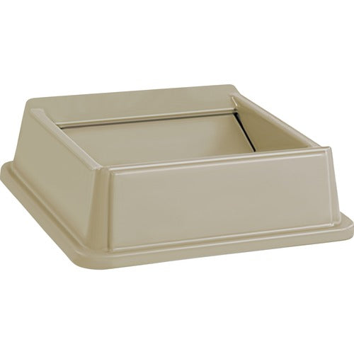 Rubbermaid Commercial Products  Untouchable Swing Top Lid, f/3958/3959, 20.1"x6.2", 4/CT, BE