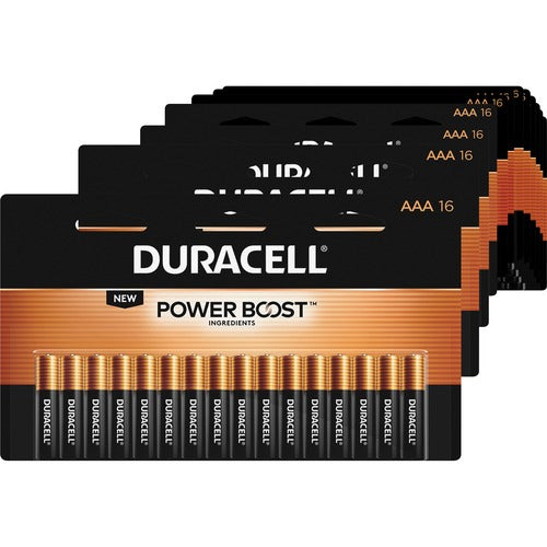 Duracell U.S.A.  Batteries, AAA, Alkaline, 16/PK, 20PK/CT, Gold/Black-DURMN2400B16ZCT