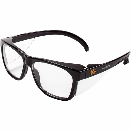 Kimberly-Clark Professional  Safety Glasses, Anti-Fog Lens, Universal Size, 12/CT,CL/BK