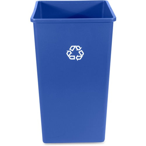 Rubbermaid Commercial Products  Recycling Container,50Gal,19-1/2"x19-1/2"x34-1/3",4/CT,BE