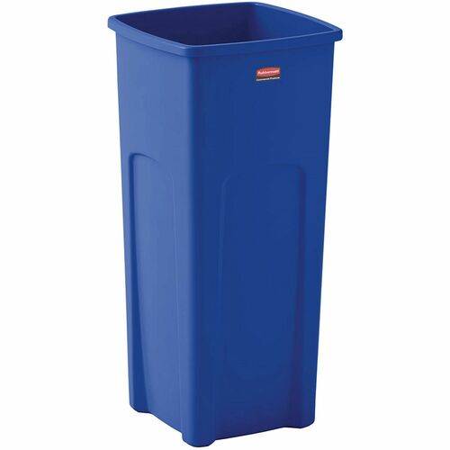 Rubbermaid Commercial Products  Container,Square,23 Gal,15-1/2"x16-1/2"x32.9",4/CT,BE