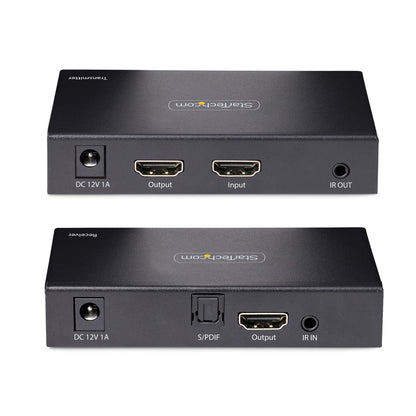 StarTech.com 4K70IC-EXTEND-HDMI AV extender AV transmitter & receiver Black
