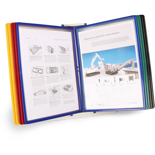 Tarifold, Inc.  Document Display, 10-Pocket, Desktop, Assorted