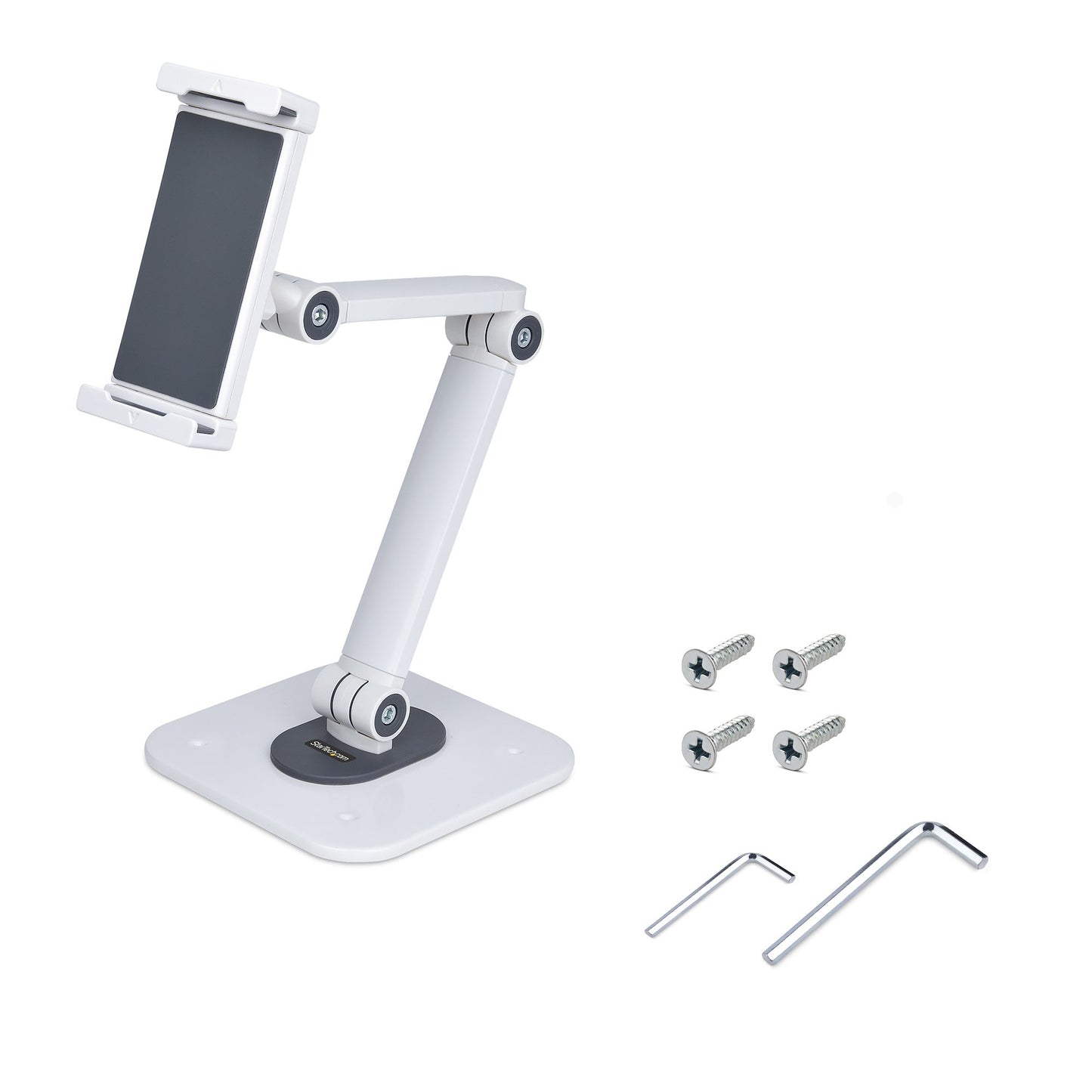 StarTech.com ADJ-TABLET-STAND-W multimedia cart/stand White Multimedia stand