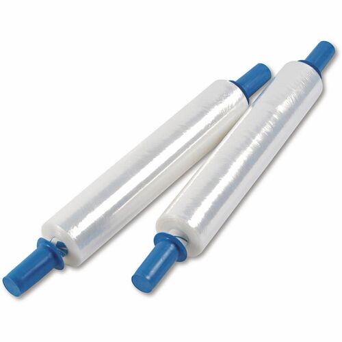 Universal  Stretch Film w/Cushioned Handles, 20" x 1,000 ft, 20 mic (80-Gauge), 4/Carton