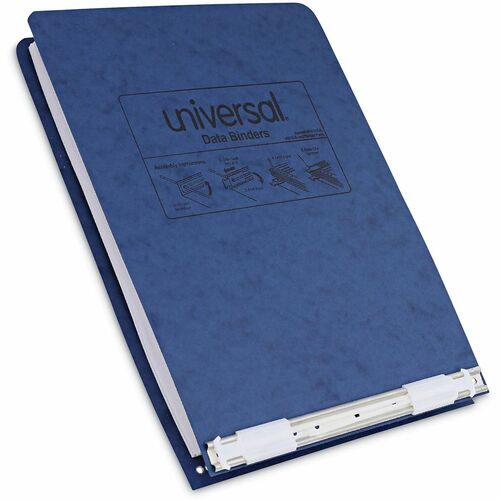 Universal  Pressboard Hanging Binder, 2 Posts, 6" Capacity, 9.5 x 11, Blue