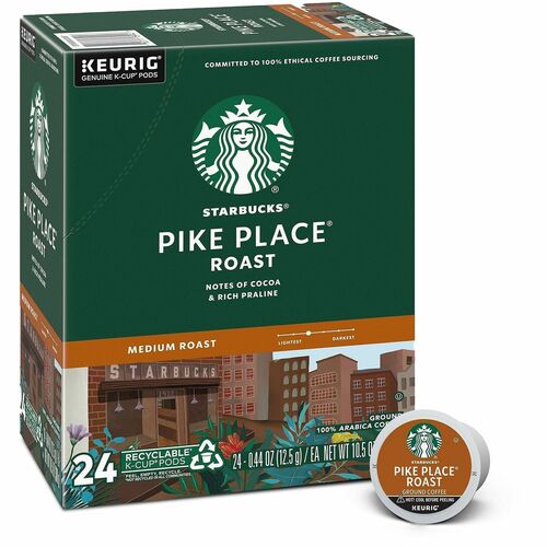 Starbucks  Coffee,Pike Place,K-Cup,24/BX