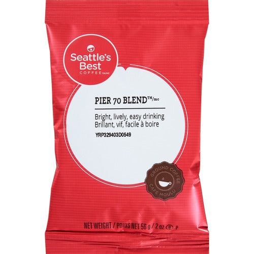 Seattle's Best Coffee  Coffee, Level 2, 2 oz. Packets, 18/BX, Bright