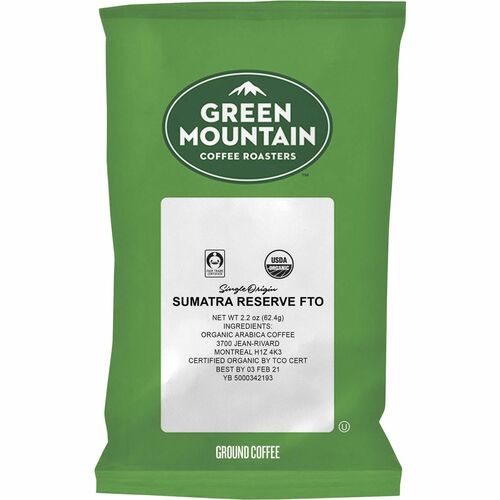 Green Mountain  Coffee, Sumatra Reserve, 2.2 oz. Pouches, 50/CT-GMT8287
