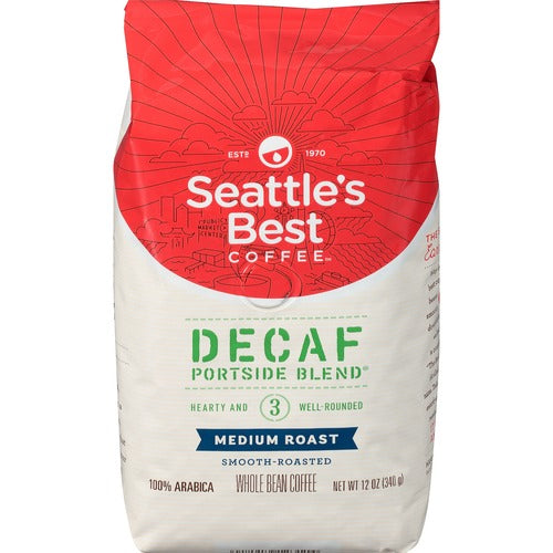 Starbucks  Coffee, Whole Bean, Decaffeinated, Med Roast, No. 3, 12 oz