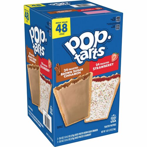 Keebler Co.  Toaster Pastries, Variety Pack, 43 oz, 48/BX, Multi