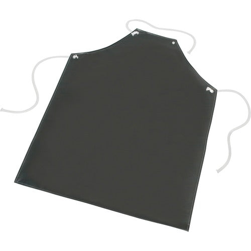 SKILCRAFT  Apron, f/Labs, Rubber-coated, 35"x45", Black