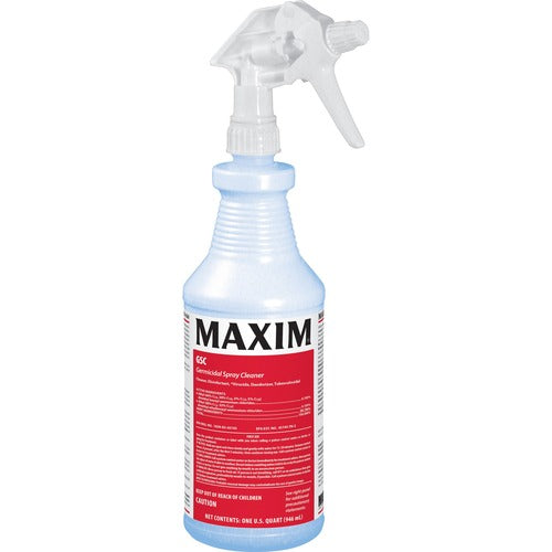 Midlab Inc  Cleaner, Germicidal, Spray, 1 Quart, 12/CT, Clear