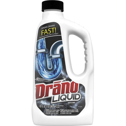 S.C. JOHNSON & SON, INC  Liquid Clog Remover, Drain Opener, 32oz., 12/CT