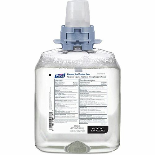 Gojo  Hand Sanitizer, Foam, f/PURELL FMX-12, 1200ml, Clear-GOJ519204