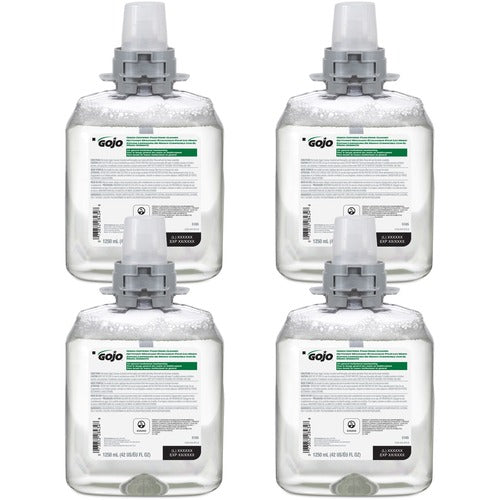 Gojo  Hand Soap, Foam, f/GOJO FMX-12, 1250ml, 4/CT, Clear-GOJ516504CT