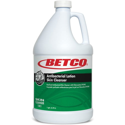 Betco Corporation  Skin Cleanser, Antibacterial, Lotion, 1 Gallon, 4/CT, Green