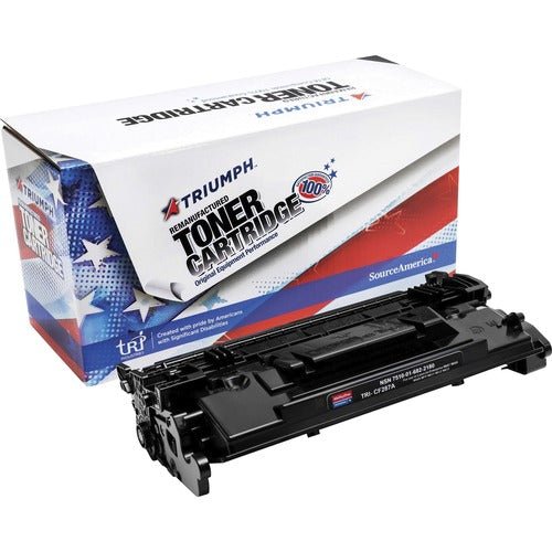 SKILCRAFT  Remanuf Toner Cartridge, HP 87A, 9000 Yield, BK