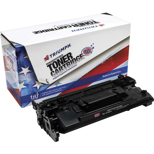 SKILCRAFT  Remanuf Toner Cartridge, HP 87X, 18000 Yield, BK