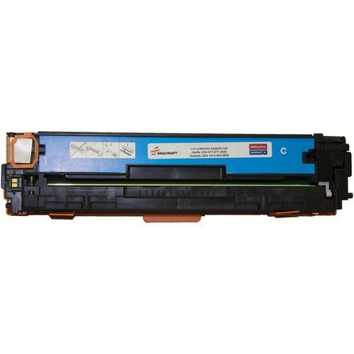 SKILCRAFT  Remanufactured Toner, r/HP CE261A, 11000 Page Yield, CYN