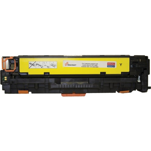 SKILCRAFT  Remanufactured Toner, r/HP CE262A, 11000 Page Yield, YW