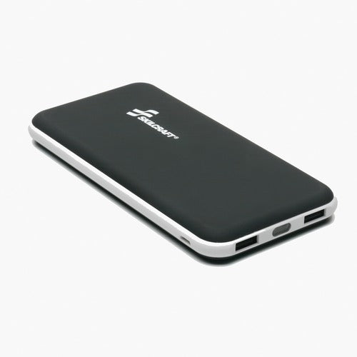 SKILCRAFT  Power Pack w/2 USB Ports, 6000mAh, 2-7/8"x5"x5-3/4",Black