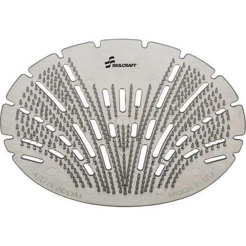 SKILCRAFT  Urinal Screen, 45-Day Life, Melon Mist, 10/BX, Gray