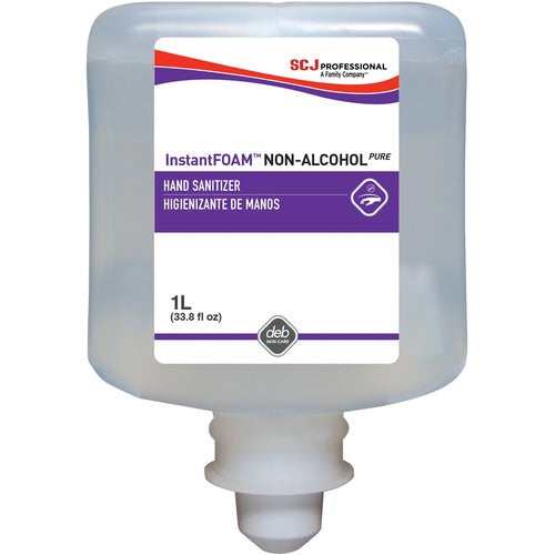 S.C. JOHNSON & SON, INC  Hand Sanitizer, Foam, Non-Alcohol, 1 Liter, 6/CT, Clear