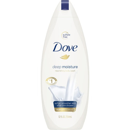 Diversey Care  Body Wash, Deep Moisture, 12 oz, 6/CT, White-DVOCB123410