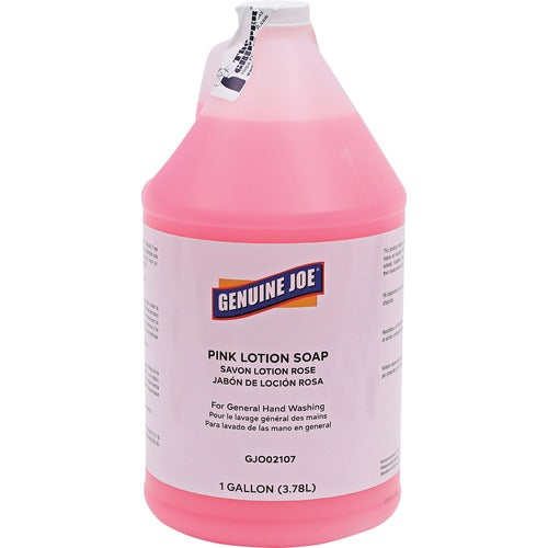 Genuine Joe  Hand Soap, Lotion, 1 Gallon, Pink-GJO02107