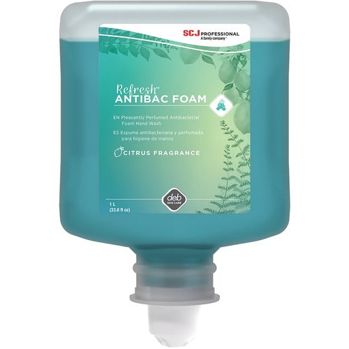 S.C. JOHNSON & SON, INC  Hand Soap, Antibacterial, Foam, 1 Liter, 6/CT, Green